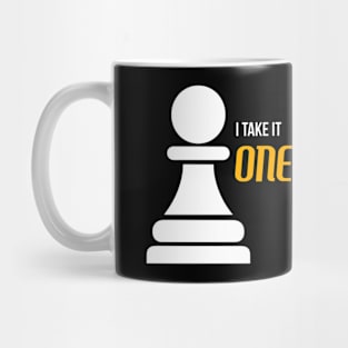 Life Chess Pawn "One Move at a Time" Mug